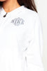 Nike White Zip Up Sports Fleece Jacket