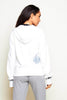 Nike White Zip Up Sports Fleece Jacket