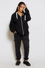 Plus+ Black Zip Through Hoodie