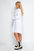 Plus+ White Oversize Shirt Dress