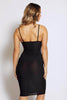 Black Slinky Midi Cami Dress