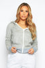 Light Grey Zip Up Hoodie