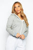 Light Grey Zip Up Hoodie