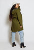 Khaki Green Parka Jacket