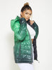 Regatta Green Hooded Puffer Jacket