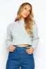 Grey Knit Crew Neck Jumper