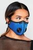 Blue Reusable Respirator Face Mask
