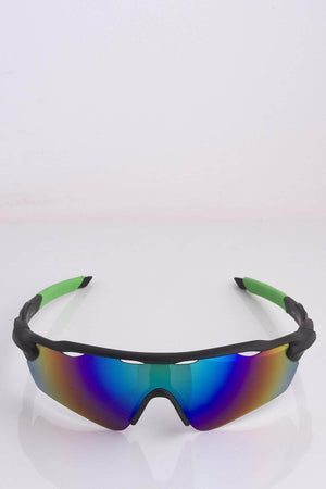 Rainbow Tinted Visor Sunglasses