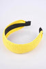 Yellow Straw Headband