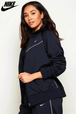 Nike Black Athletic Zip Up Sports Jacket