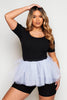 White Mini Tutu Tulle Skirt