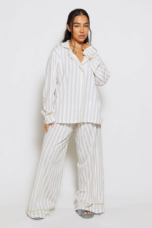 Plus+ Stone Stripe Pyjama Set