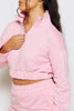 Pettie Pink Zip Through Sweat & Shorts Tracksuit