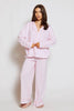 Plus+ Pink Candy Stripe Long PJ Set