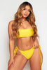 Yellow Tie Side Bikini Bottoms