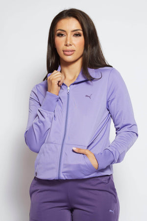 Puma Lilac Sports Zip Up Jacket