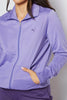 Puma Lilac Sports Zip Up Jacket