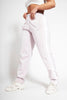 Lilac Zip Side Wide Leg Joggers