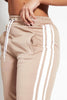 Stone Zip Side Wide Leg Joggers