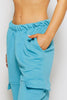 Petite Blue Cargo Joggers