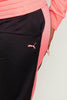 Puma Slim Fit Black & Coral Track Pants