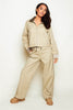 Nike Beige Wide Leg Track Pants