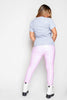 Pink Super Skinny Vinyl Leggings