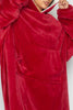 Red Oversize Cozy Blanket Hoodie