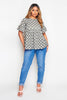 Maternity Sage Polkadot Smock Top