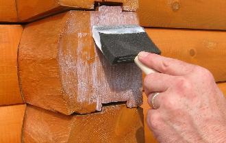 Check Mate® Log Caulk to Seal Cracks and Checks in Log Homes