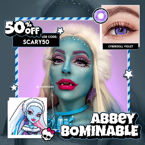 Monster High Abbey Bominable Cosplay Contacts