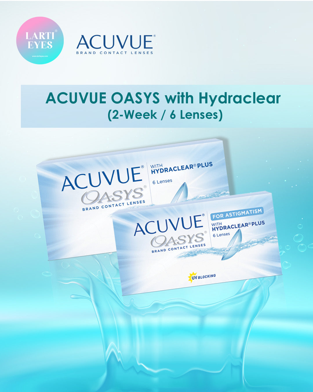Acuvue Oasys with Hydraluxe tech
