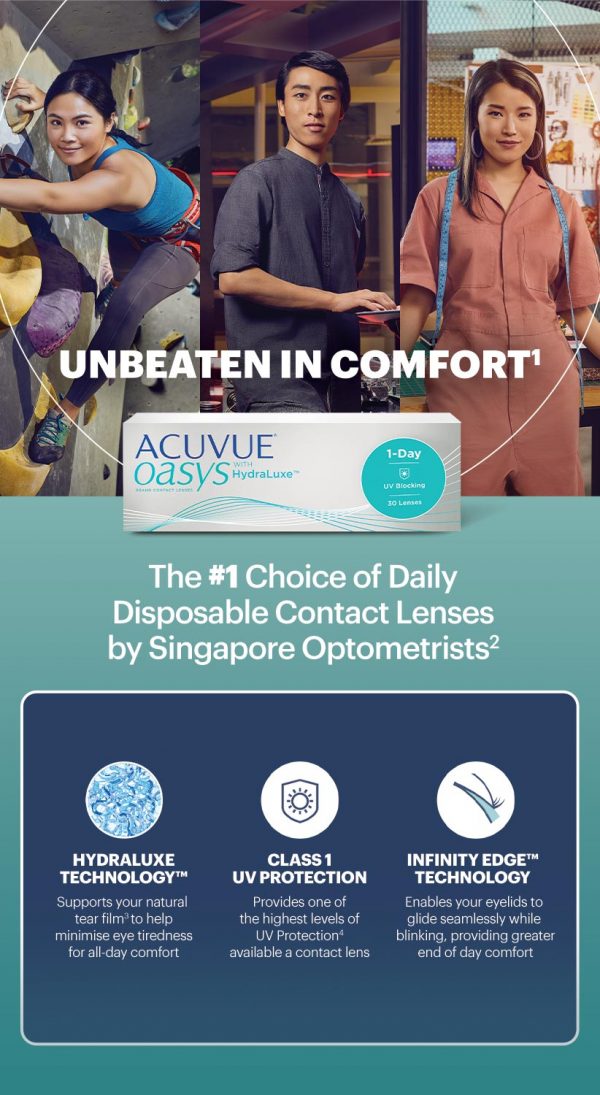 Acuvue Oasys with Hydraluxe tech