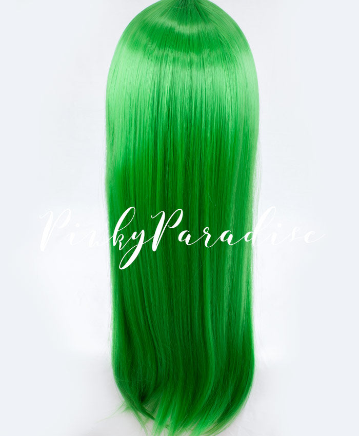 cosplay wig Neon Green Long Straight 70cm