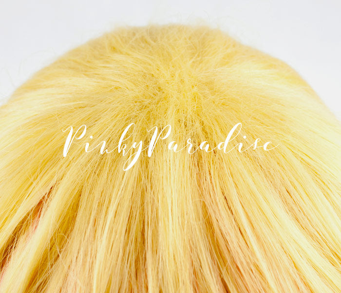 Yellow Blonde/Purple Highlights Lolita Wavy Cosplay Wig | PinkyParadise –  www.pinkyparadise.com