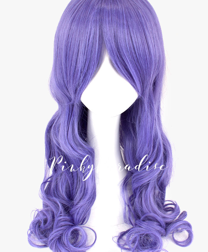 cosplay wig Indigo Violet Long Curly 70cm