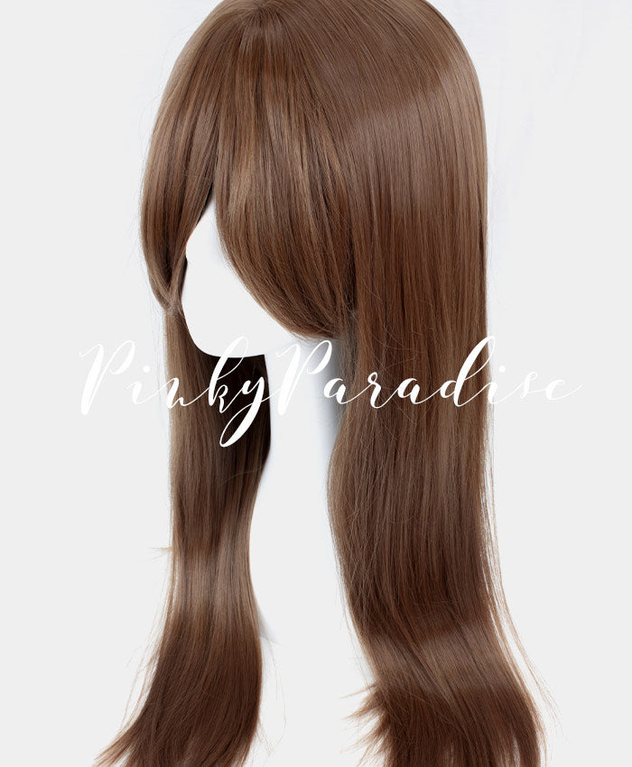 cosplay wig Chocolate Brown Long Straight 70cm