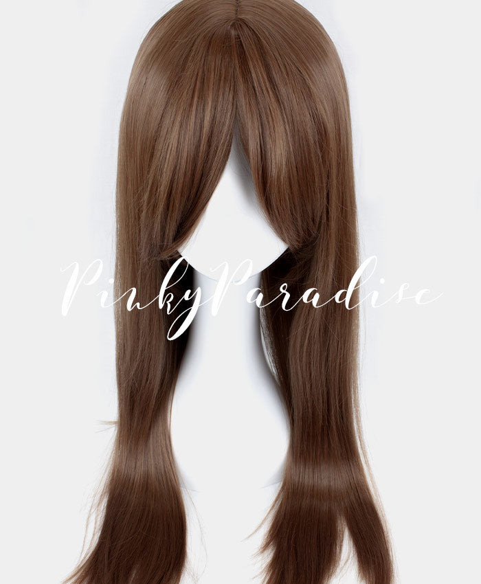 cosplay wig Chocolate Brown Long Straight 70cm