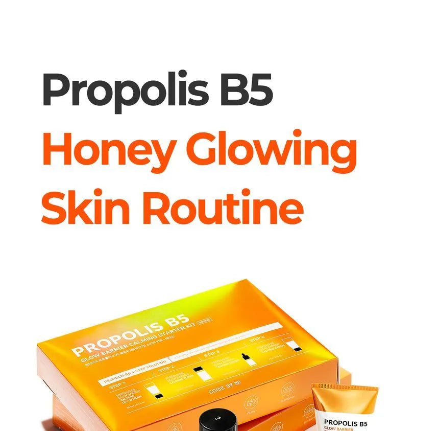 SomeByMi Propolis B5 Glow Barrier Calming Starter Kit Skin Routine