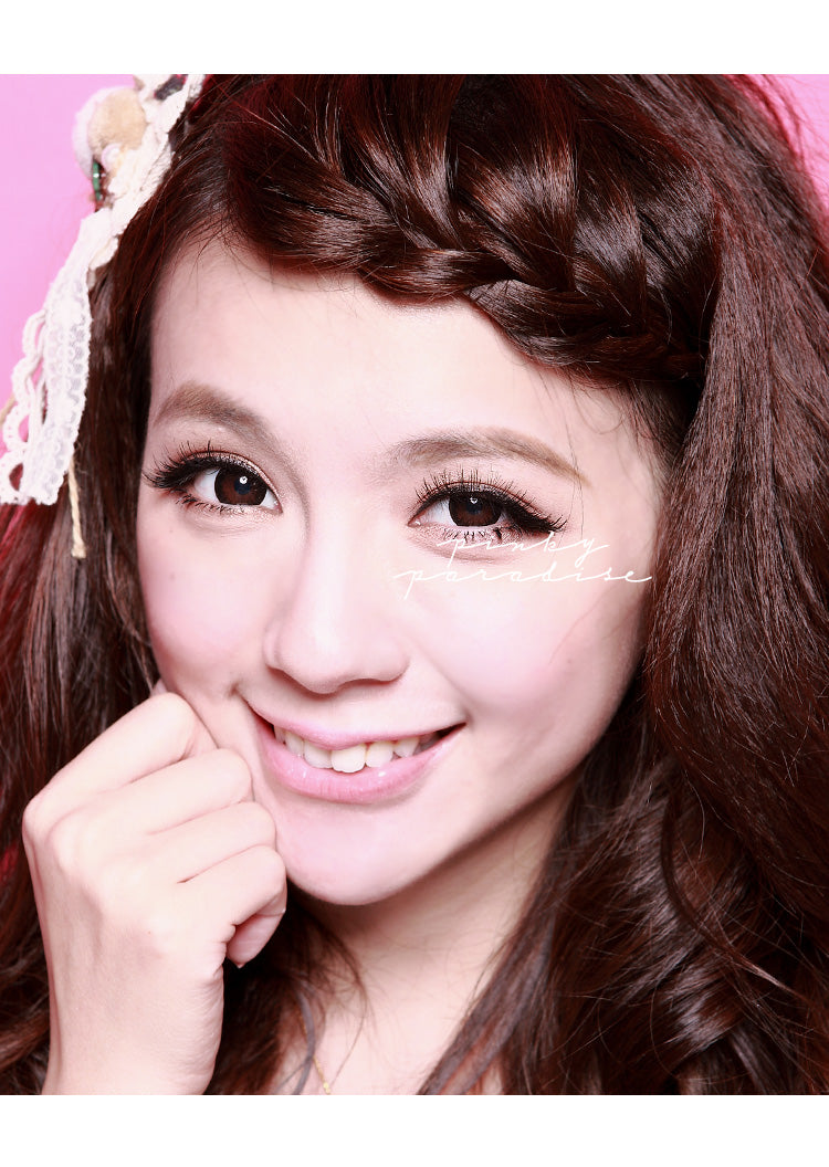 G&G Angel Ex Black Circle Lenses (Colored Contacts) Model 2