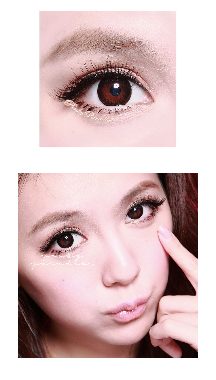 G&G Angel Ex Black Circle Lenses (Colored Contacts) Close-up