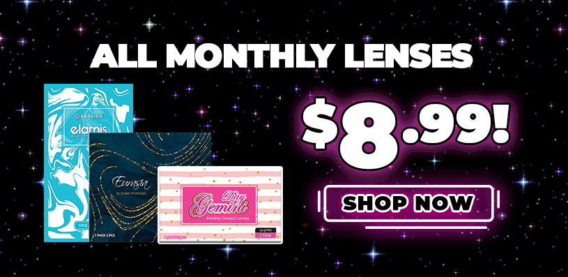 Black Friday All Monthly lenses $8.99