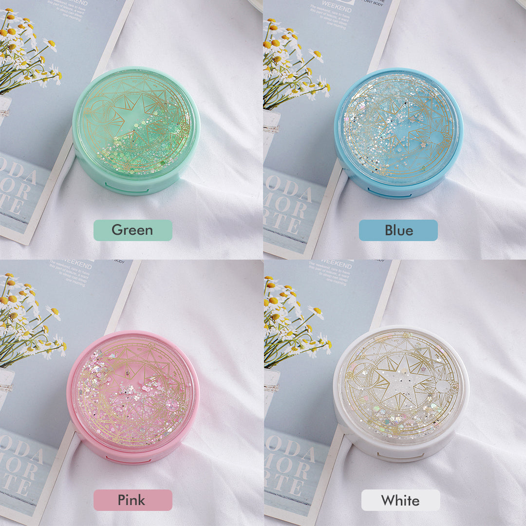 Four colors of Cardcaptor Sakura Glitter Travel Lens Case