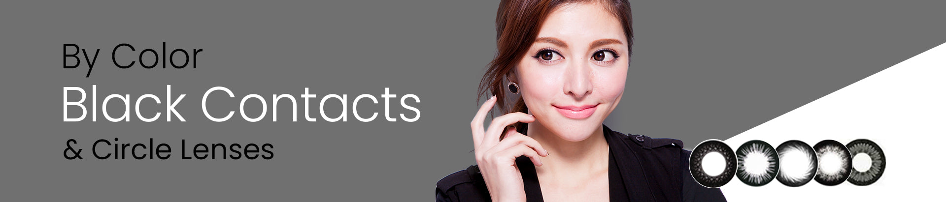 Black Colored Contacts - Buy Black Contact Lenses Online