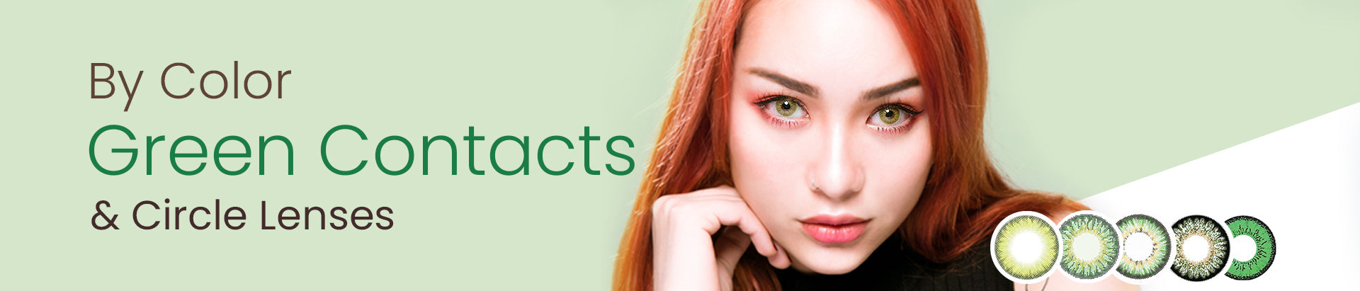 Healifty Green Contacts for green contacts for eyes Contacts Lens