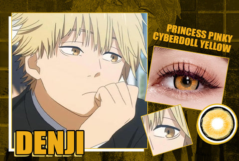 Chainsaw Man Crazy Cosplay Contacts (0.00 only) – Candylens