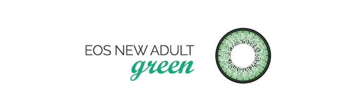 EOS New Adult Green Circle Lenses (Colored Contacts)