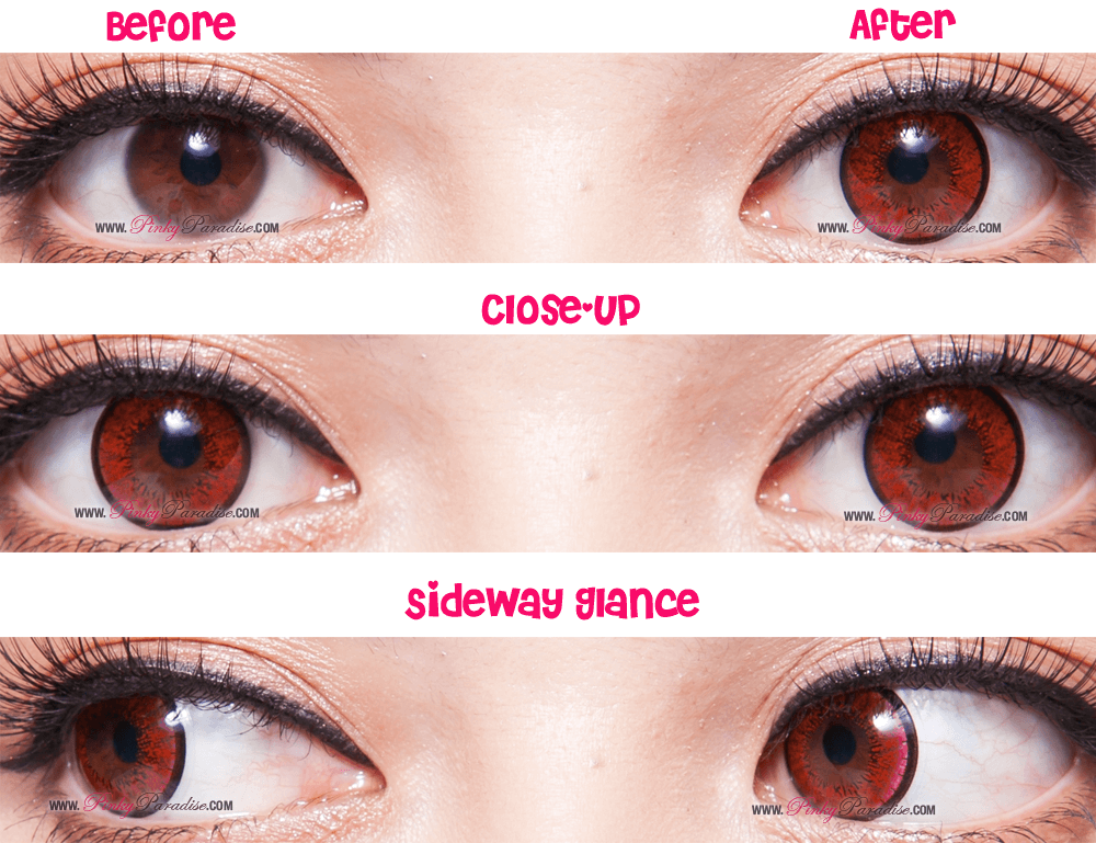 EOS New Adult Red Before After