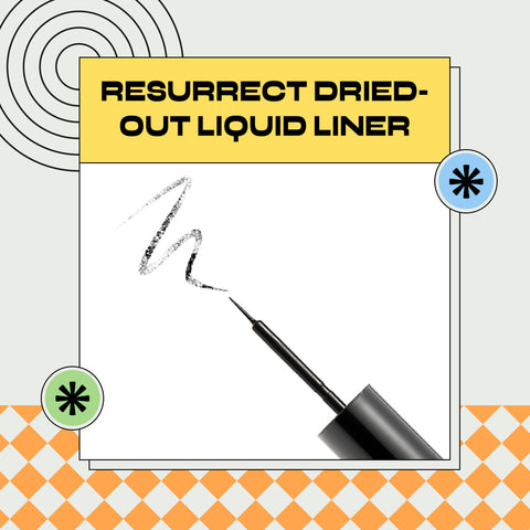 Resurrect Liquid Eyeliner with contact solution