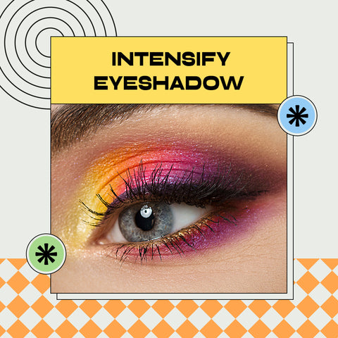 intensify eyeshadow with contact lens solution